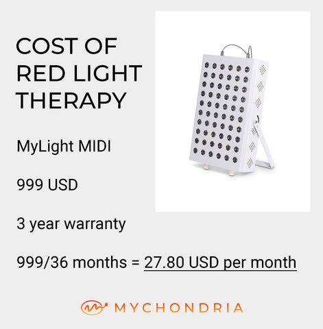 cost of red light therapy