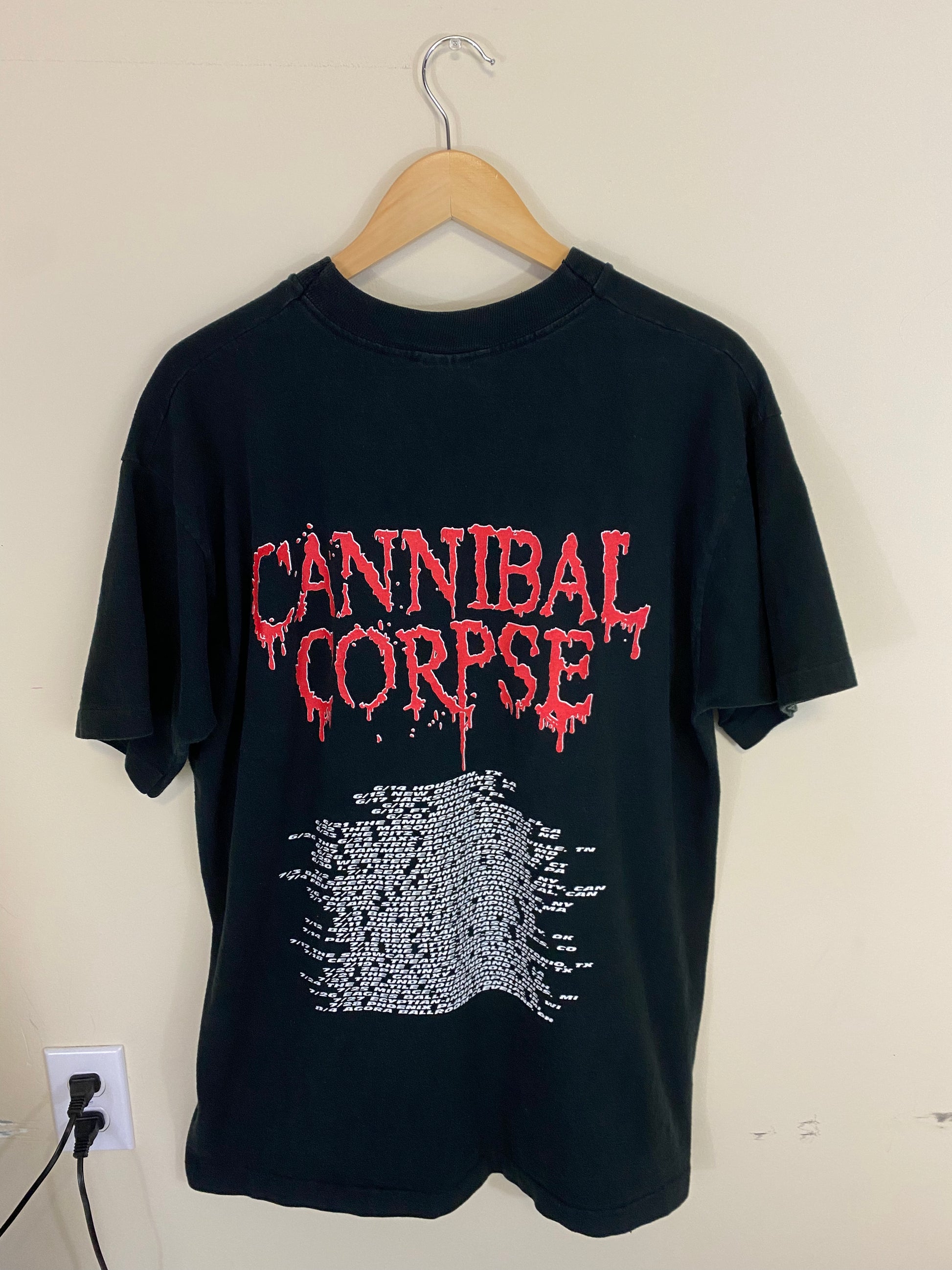 1996 Cannibal Corpse Vile Monolith of Death Tour T-Shirt – TheVaultCT