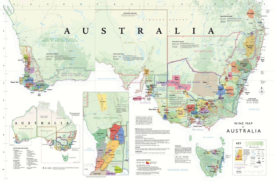 autrailia wine maps