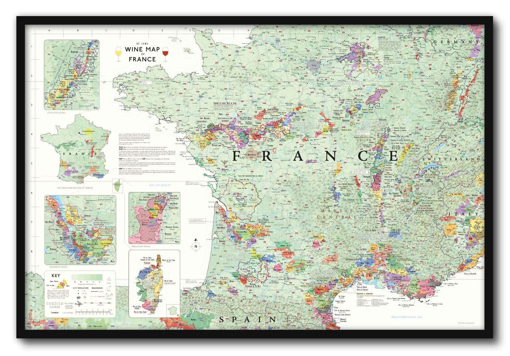 sopex wine maps france