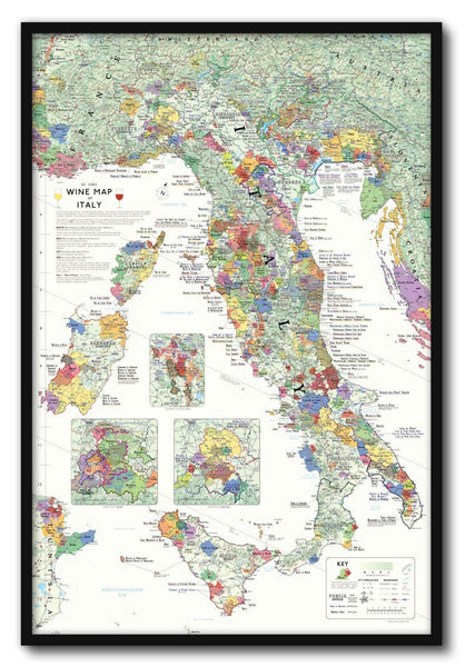 Wine Map of Italy