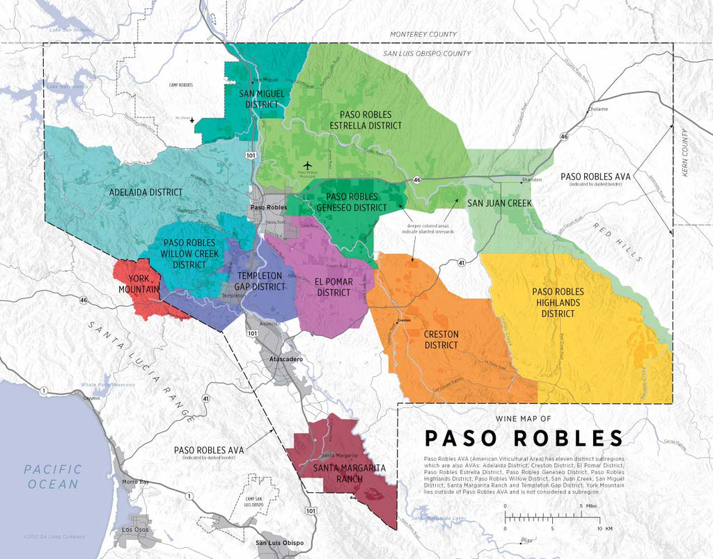 paso robles wine maps