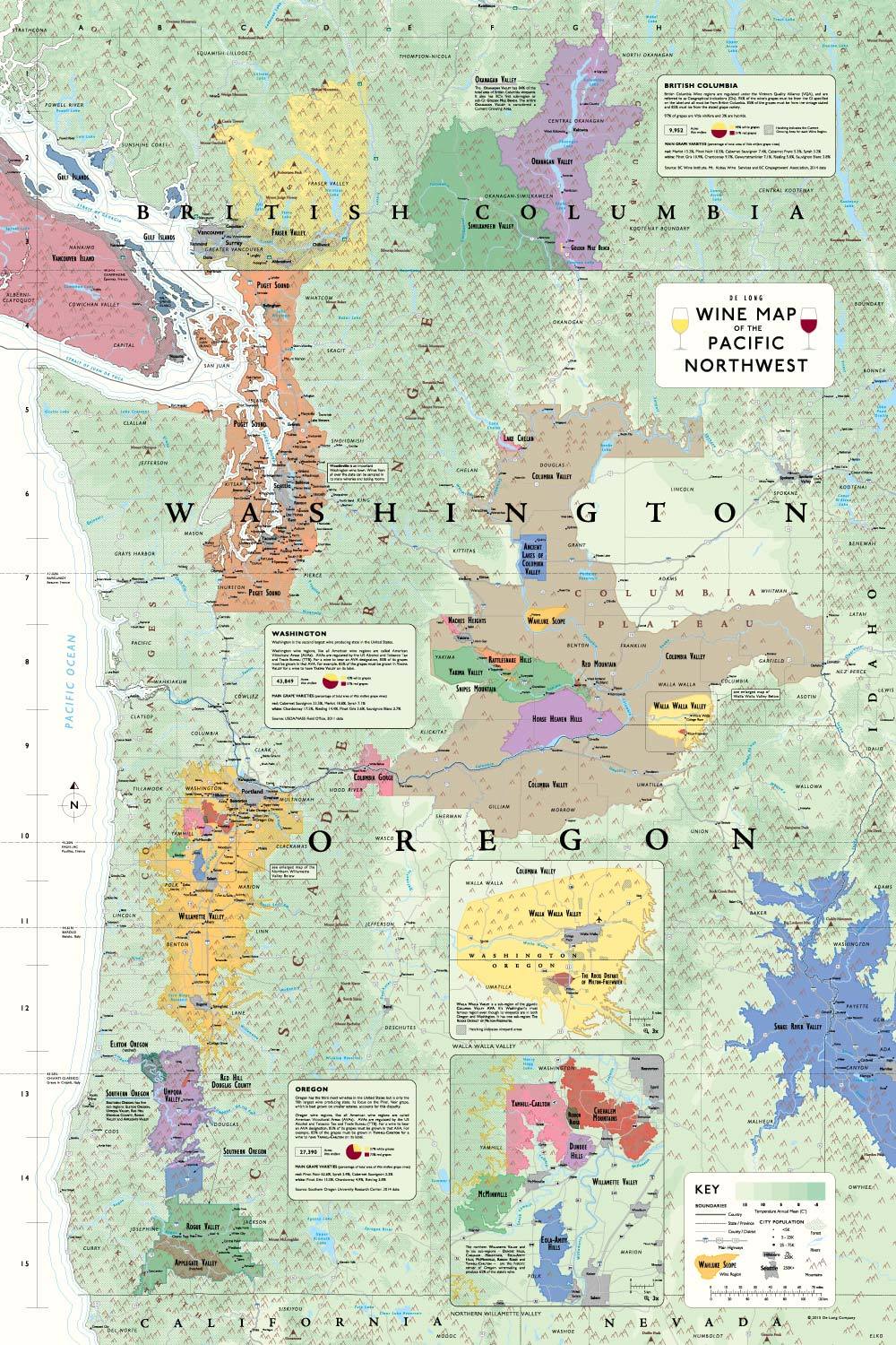 map of pacific northwest