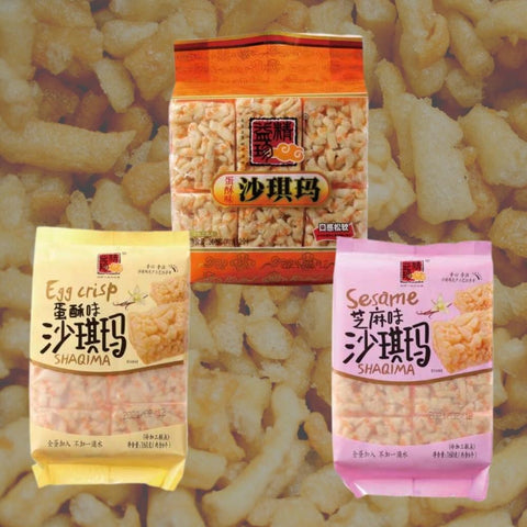 珍益精　蛋酥沙琪瑪 原味（キイロ） 160g