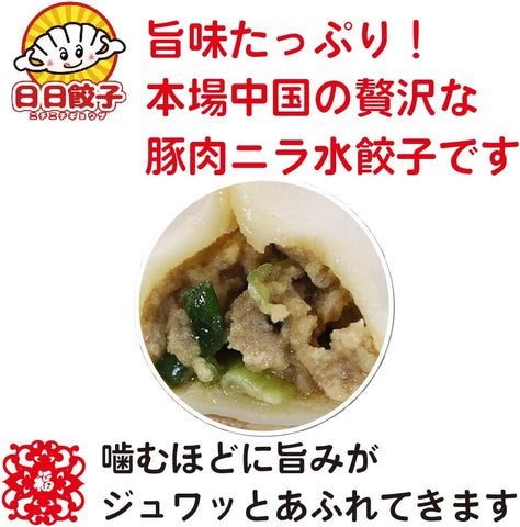 龍泉日日餃子 豚肉ニラ 水餃子 冷凍餃子 惣菜 おつまみ 国産