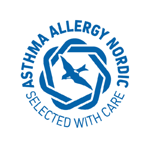 Asthma-Allergy Denmark label logo