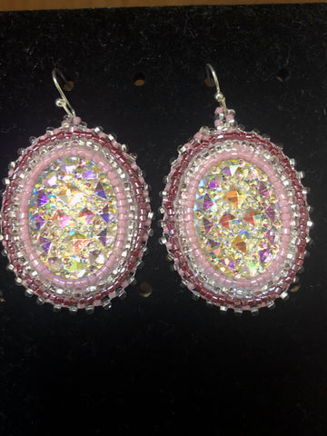 First pair of earrings I beaded