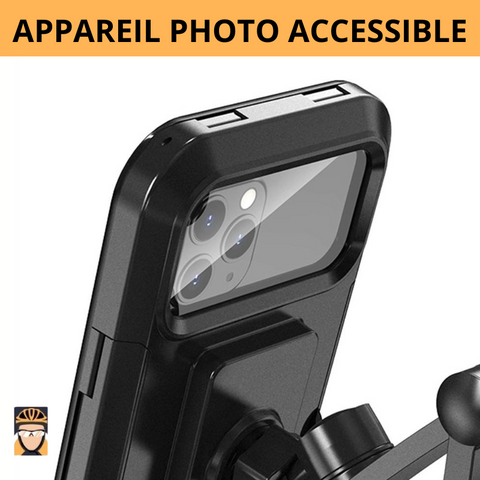 Cocoda Support Téléphone Vélo Support Moto de Guidon Universel Rotatif à 360  Degrés Anti-Vibrations en Silicone Réglable …