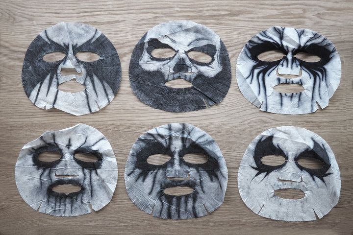 The second round of corpse paint mask pack prototypes
