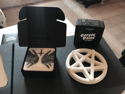 King Ov Hell soap and pentagram soap dish