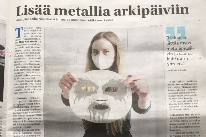 Milla Niskakoski interview spread