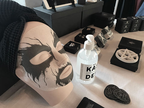 Kaamos Corpse Paint mask in Hellocon event