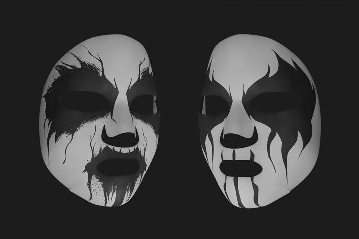 Corpse Paint Mask Pack visualisation 