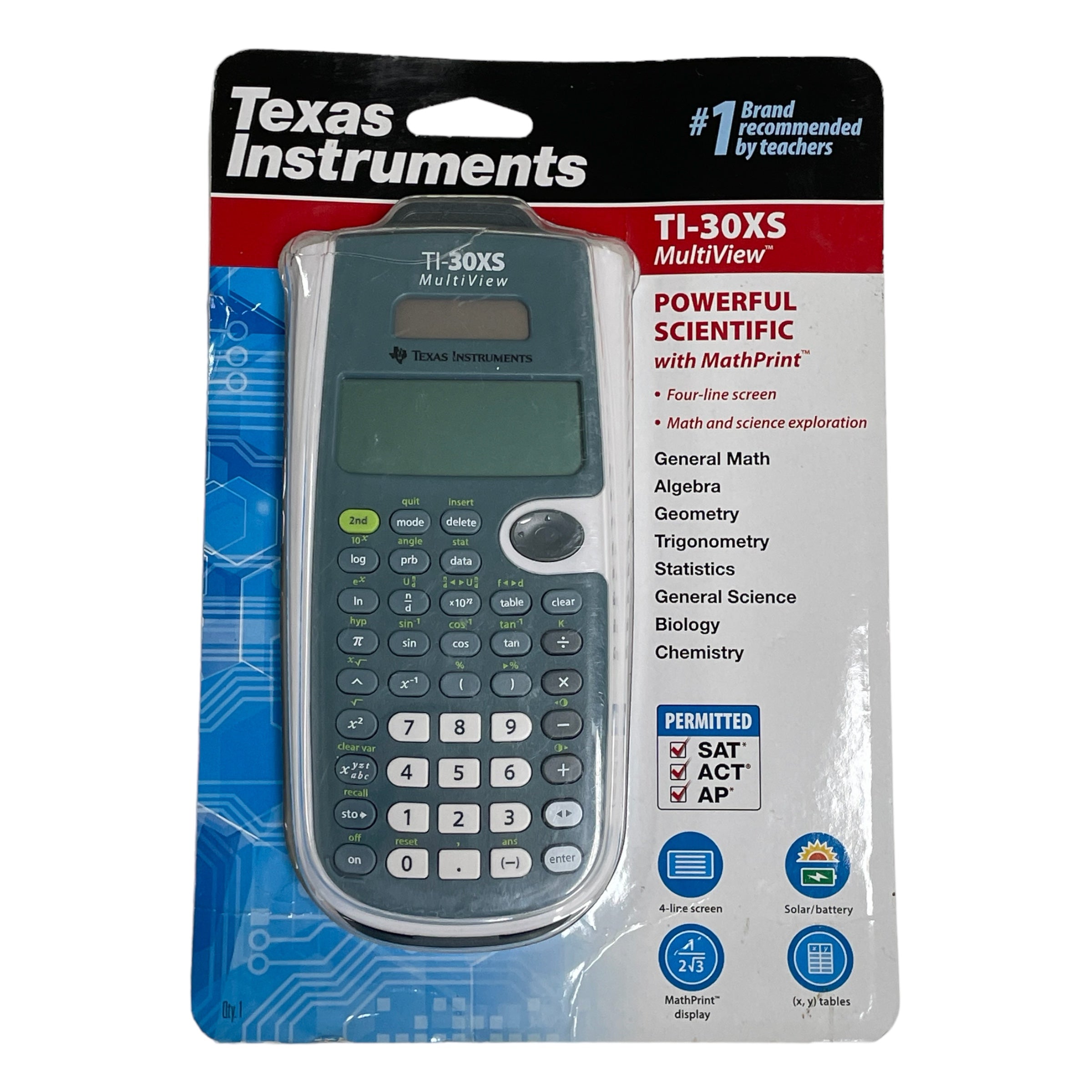 Texas Instruments TI-30XS MultiView Powerful Scientific Calculator w/ MathPrint