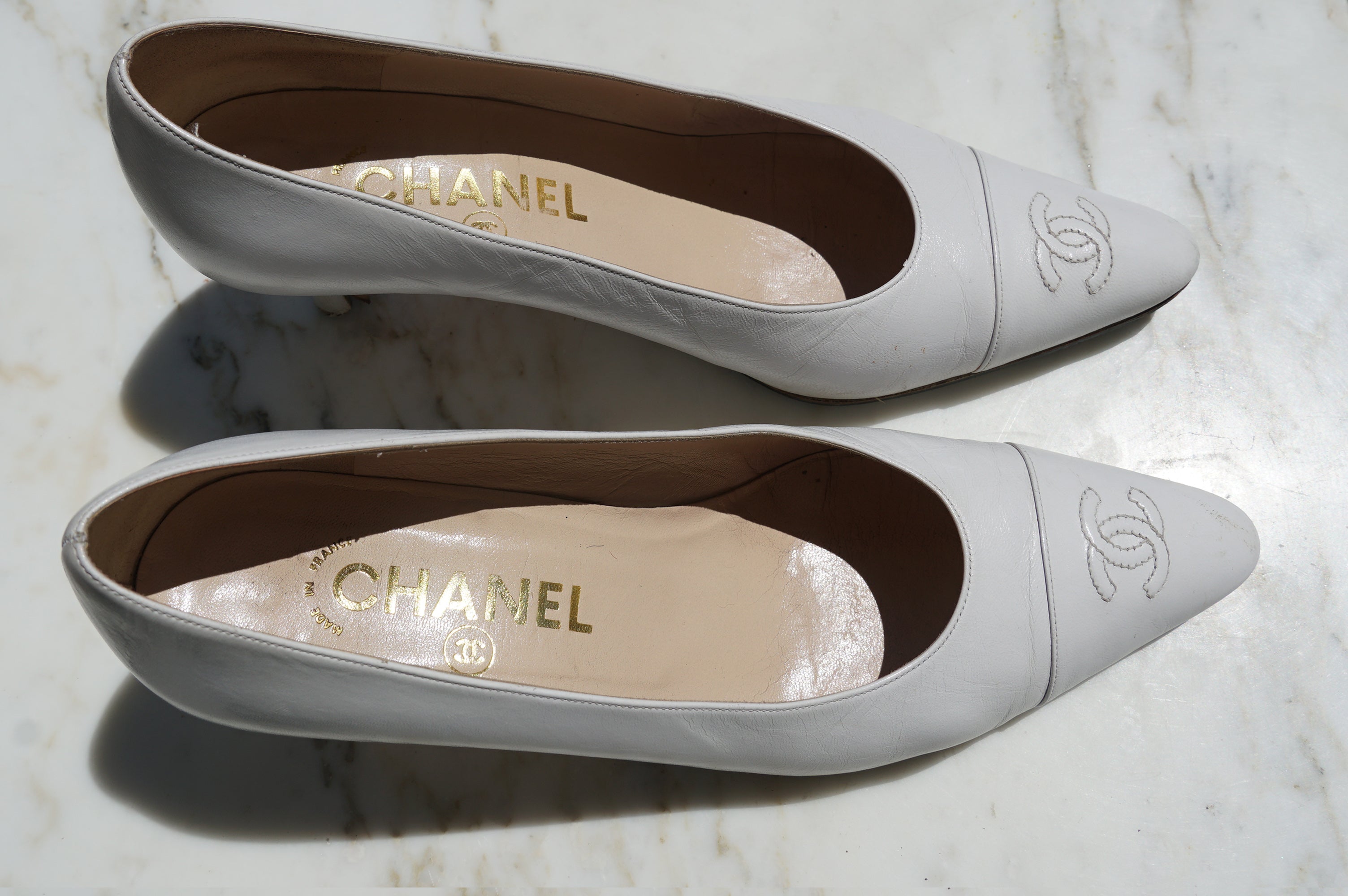 CHANEL  Shoes  Chanel Boucle Flats  Poshmark