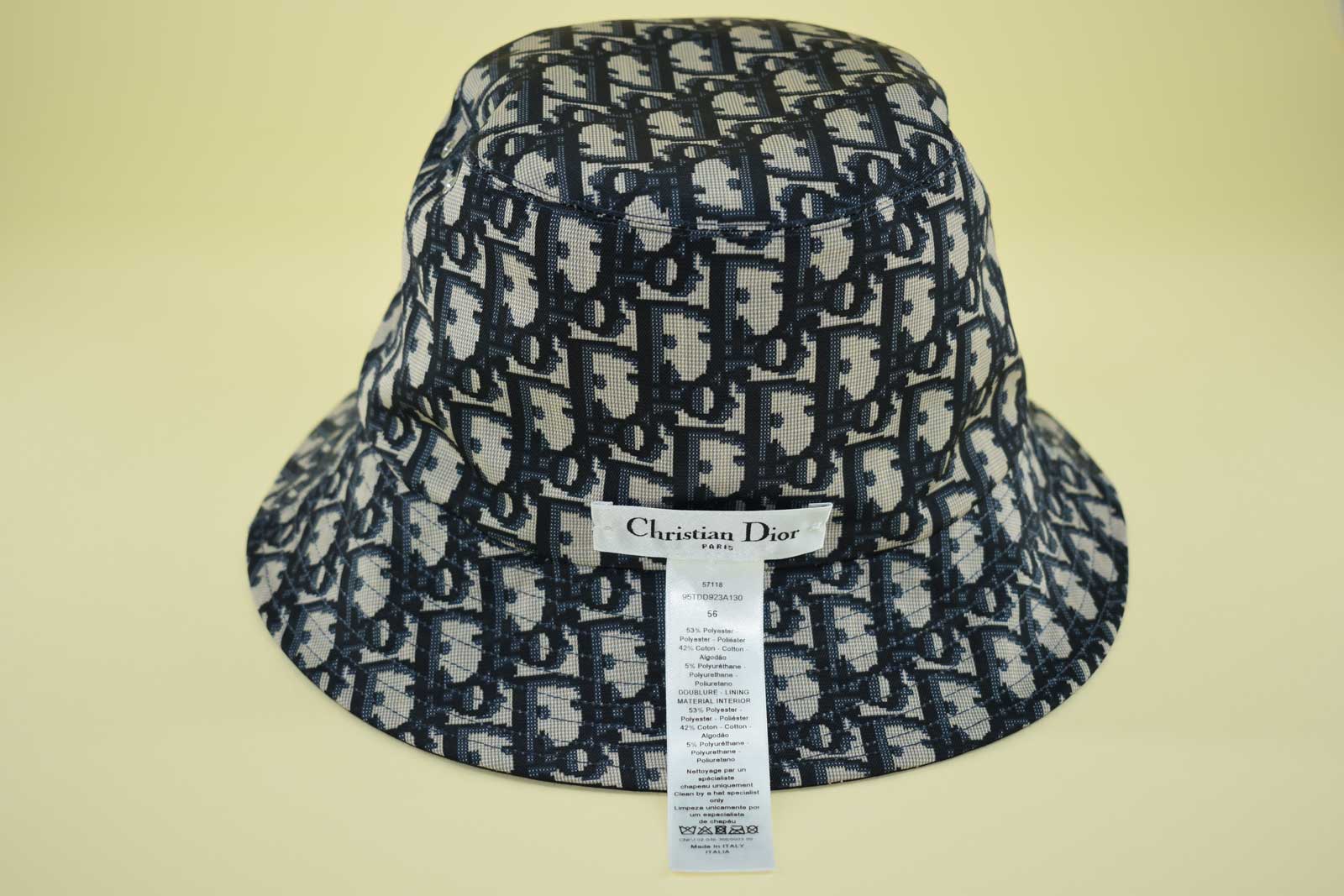 TeddyD Plan de Paris Reversible Small Brim Bucket Hat Beige and Black  Cotton Blend  DIOR PT