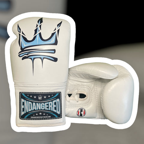 Official Rebellion Boxing Gloves - White – Endangered Fightwear