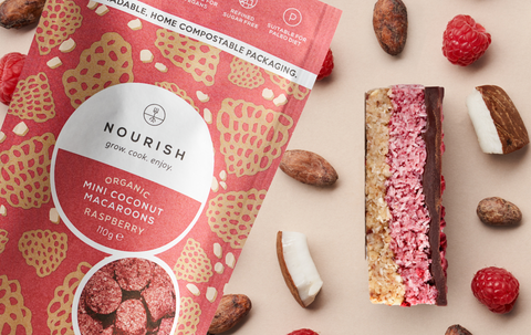 Nourish raspberry products