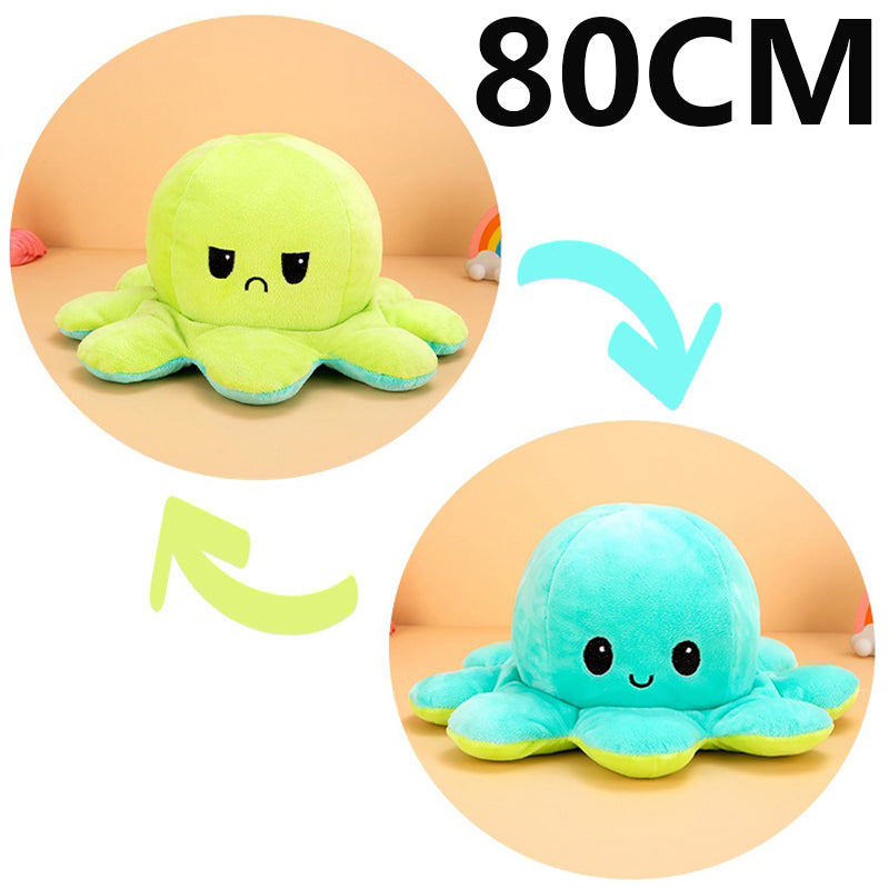 80cm reversible octopus plush