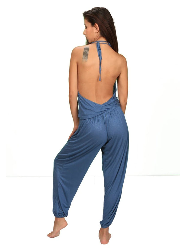 OMKAGI Women Strappy Backless One Piece Jumpsuits Australia