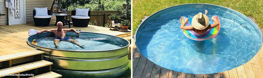 Piscina de acero prefabricada redonda, piscina segura para niños y gente mayor