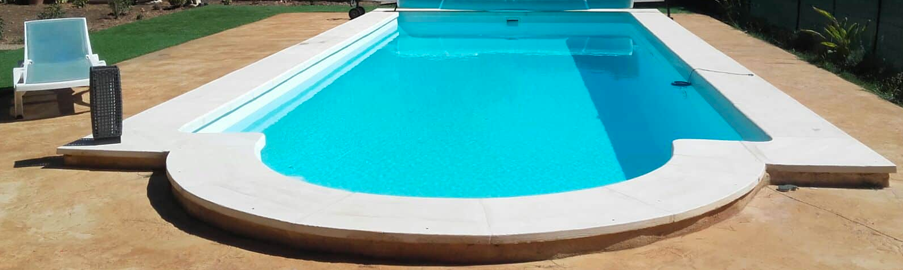 Precio piscina prefabricada fibra de vidrio y resina de poliéster