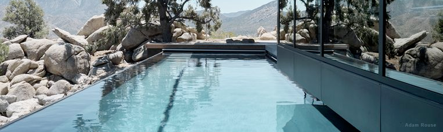 Casas con piscinas modernas