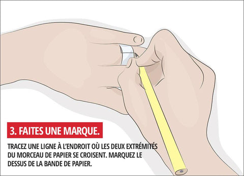 COMMENT MESURER LA TAILLE D'UNE BAGUE | Univers du Coeur