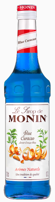 SIROP BLUE CURACAO 70CL | Monin Maroc | Les Cafés Mirka | Reviews on ...