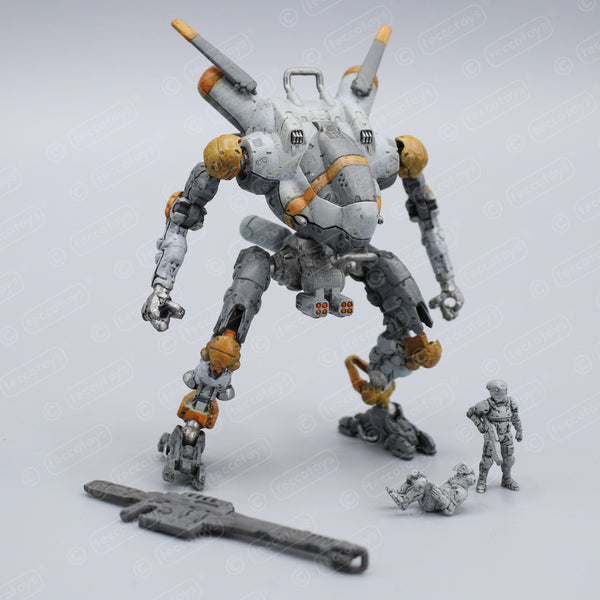 3D Printable Articulated Mecha Suit for Ding Ding by willbot