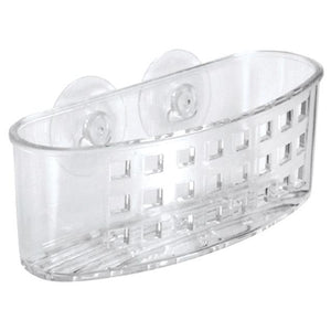 InterDesign 2.5 in. W x 6.5 in. L Clear Plastic Suction Sponge and