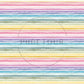 PREORDER - Watercolor Rainbow Narrow Stripes on White - 3289 - Choose Your Base