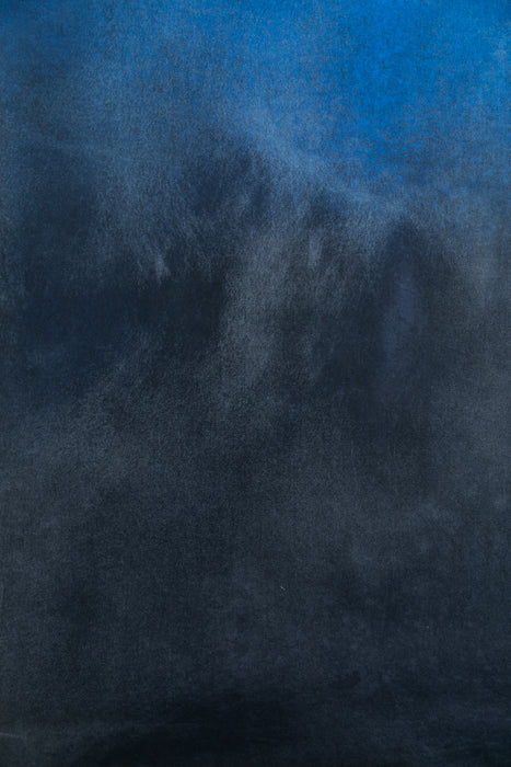 Azure Char #0486 // Large Hand-Painted Canvas Backdrop Painting