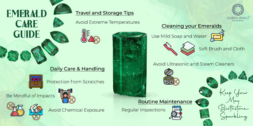 [Emerald Care Guide: Keep Your May Birthstone Sparkling]-[ouros jewels]