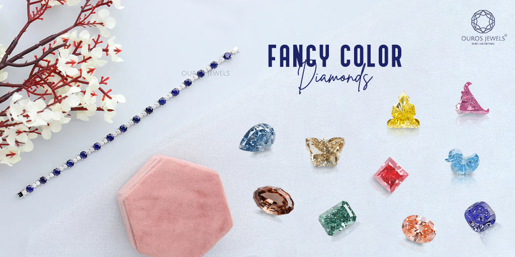 [Beautiful Fancy colored lab-grown diamonds]-[ouros jewels]