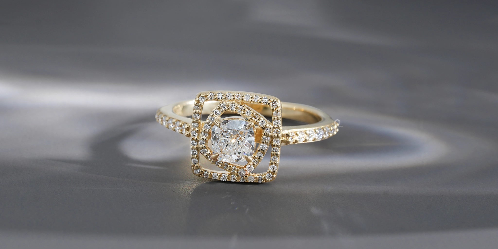 Keyzar · High Profile Surprising Solitaire Hidden Halo Round Platinum Engagement  Ring - The Nelly - 1.6mm Setting Price