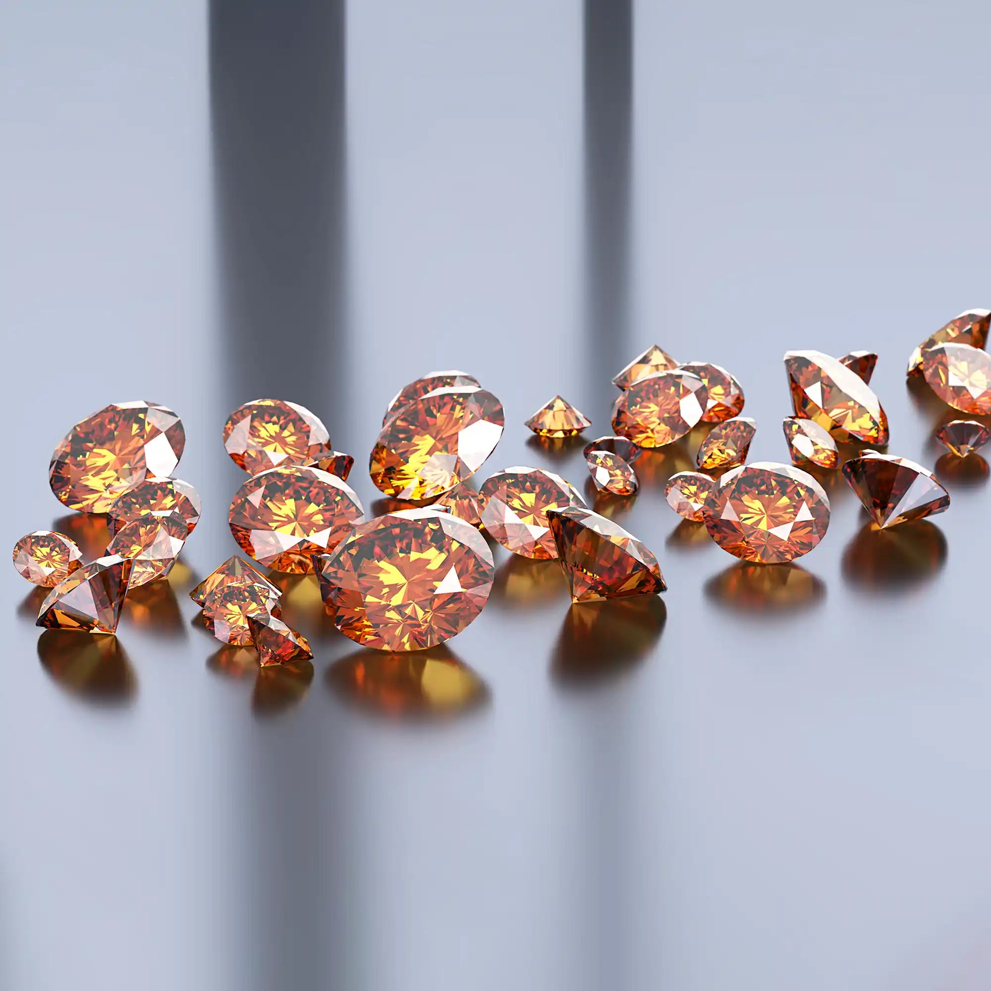 Chocolate diamonds are rare to get with their natural formation