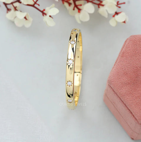 [Diamond bangles with gold]-[ouros jewels]