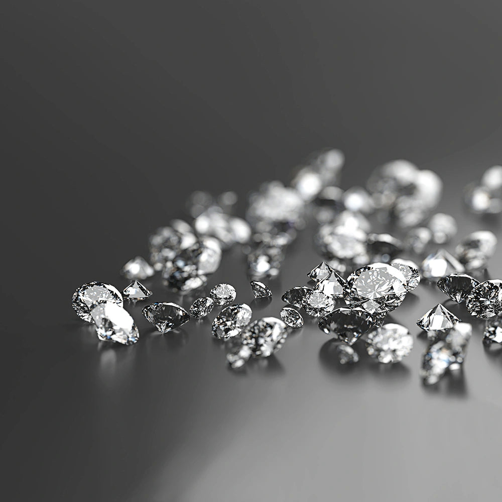 Klassische Diamanten, zeitlose Brillanz in einer atemberaubenden Fassung.