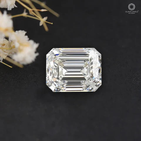 [Emerald Cut Lab Grown Diamond]-[ouros jewels]