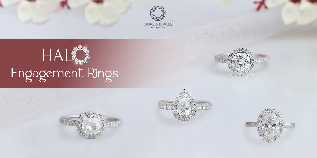 [Halo Engagement Rings A To Z Buying Guide Main Banner]-[ouros jewels]