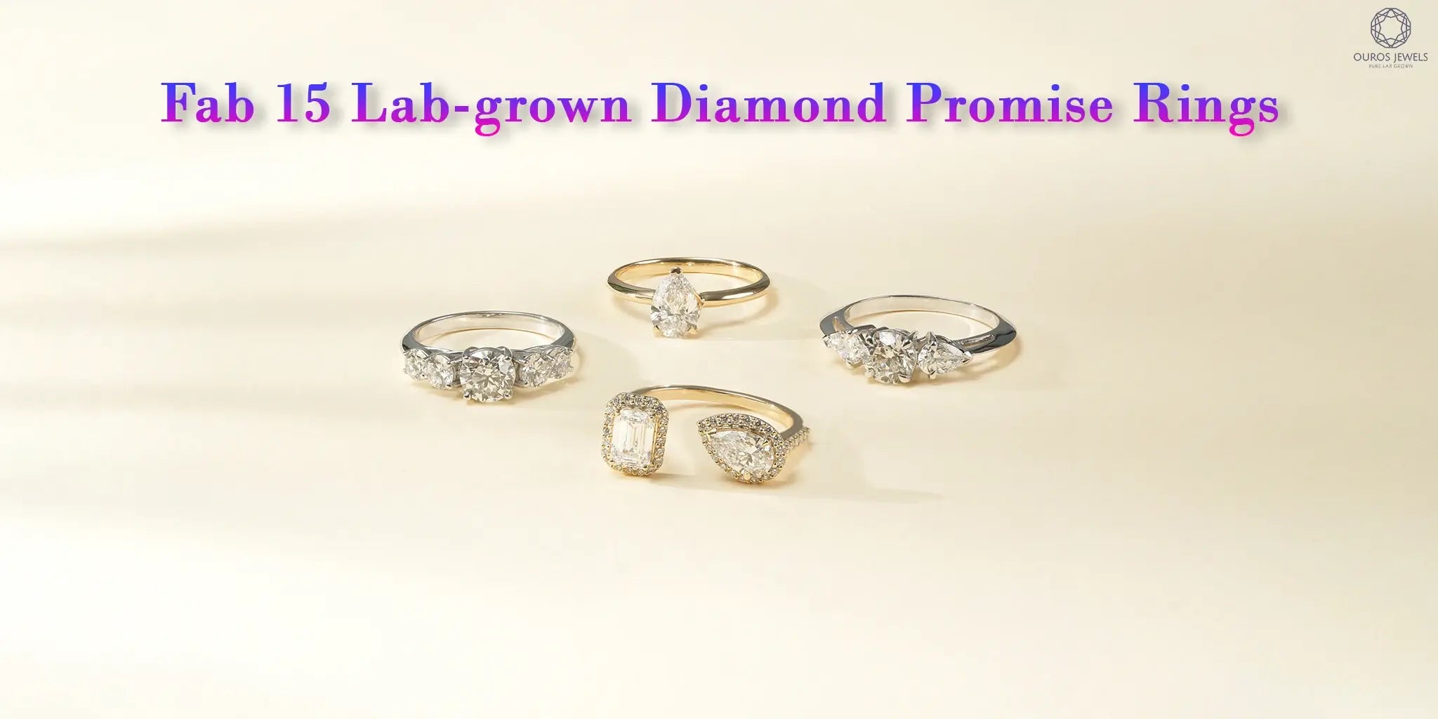 Fabulous Looking Top 15 Lab-grown Diamond Promise Rings — Ouros Jewels