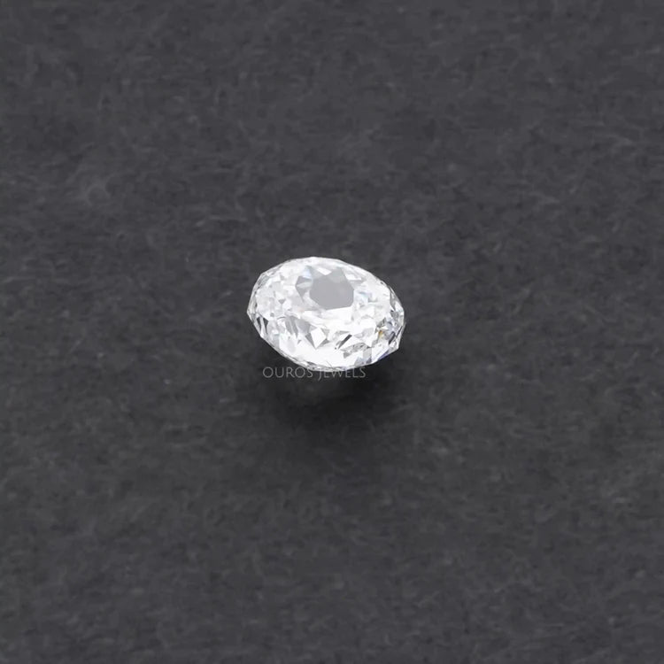 Mogul cut round diamond with perfect symmetrical balance formation internally and externally