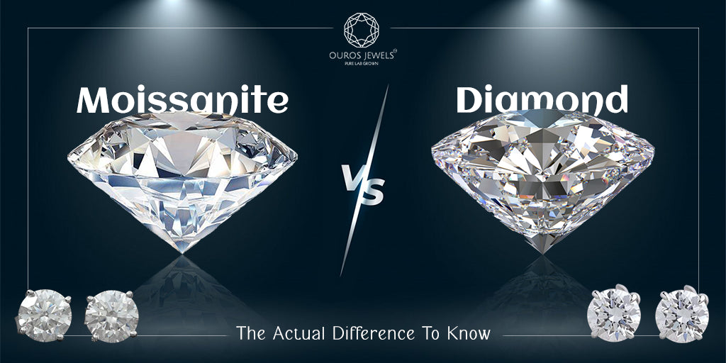 [Moissanite vs diamond comparison]-[ouros jewels]