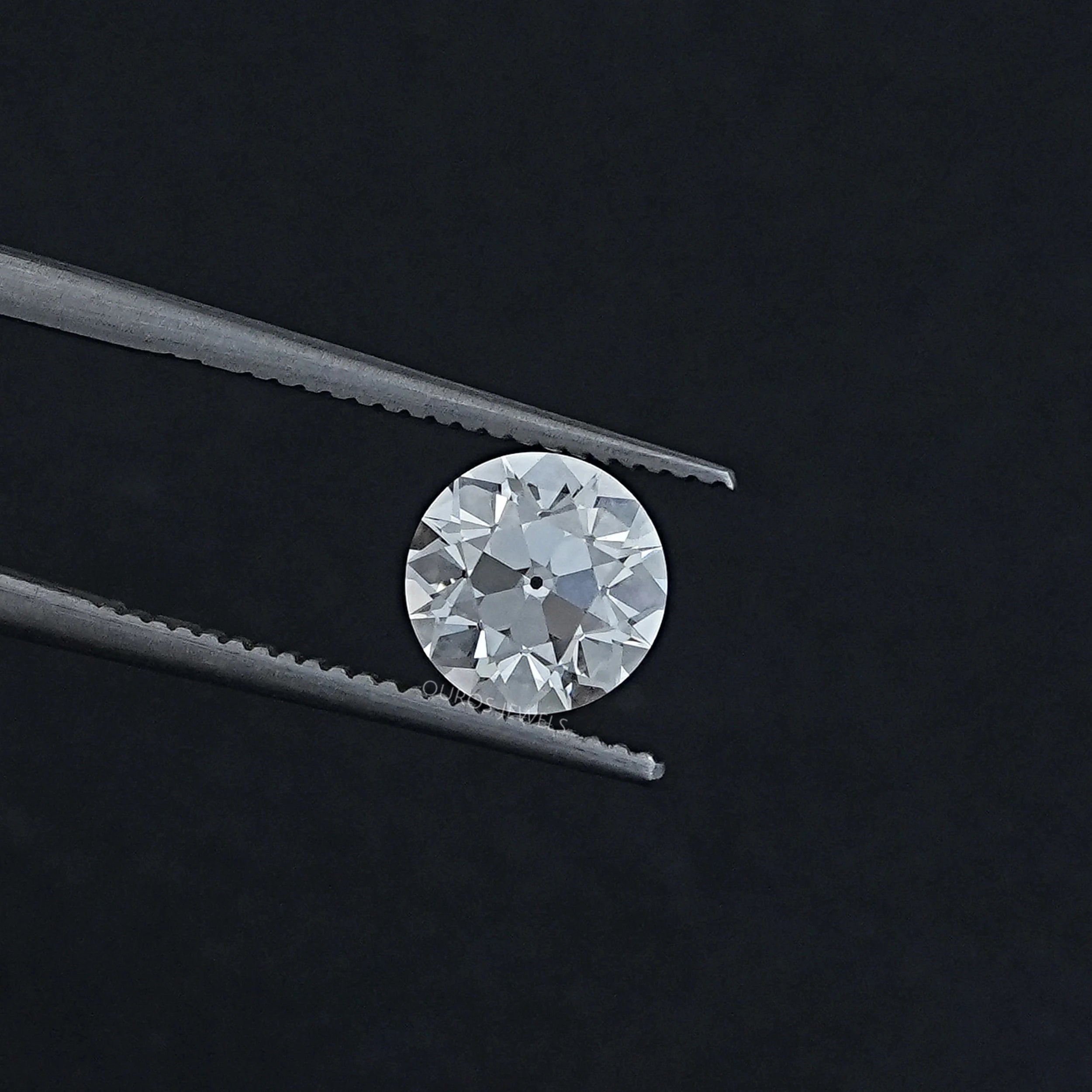 Flower Pattern Old European Round Cut Diamond