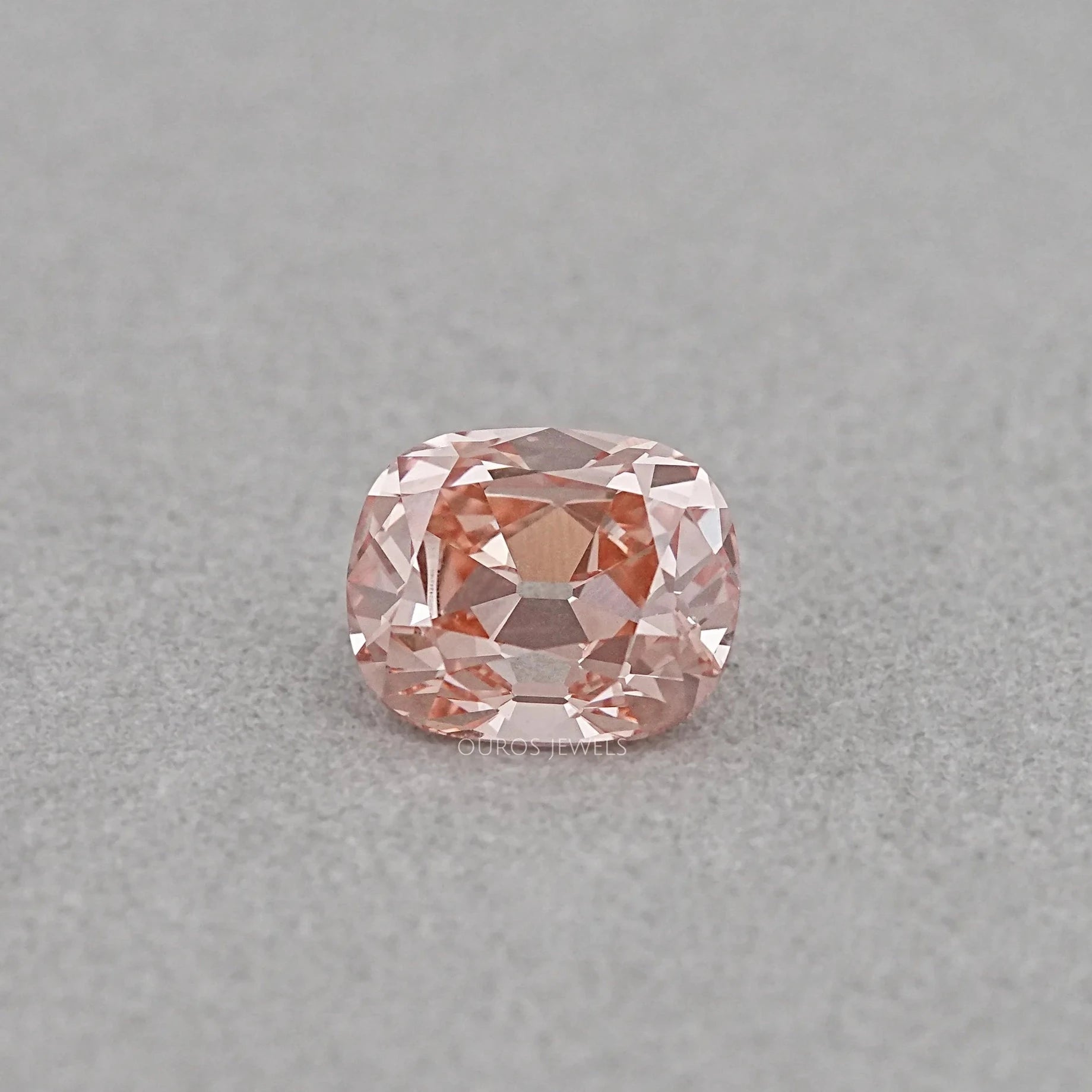Alte Mine Rosa Kissenschliff Labor Gewachsener Diamant