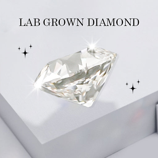 Showing a 2 carat Lab grown diamond