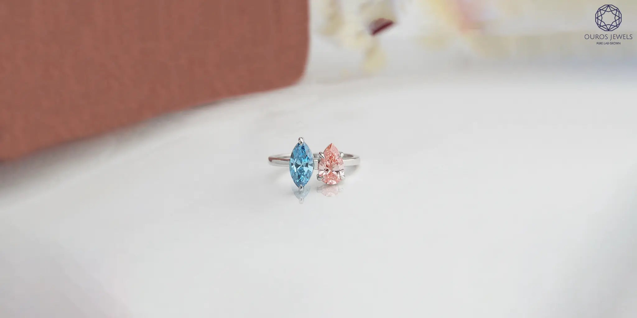 14kw 1.52ct. Cushion Fancy Halo D E F Pure Light Moissanite Engagement Ring  – Talley Jewelry