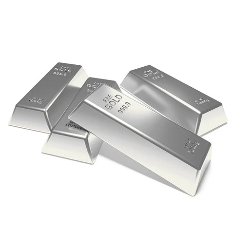 Luxurious White Gold Bars – A Gleaming Symbol of Refinement and Elegance for Your Jewelry.