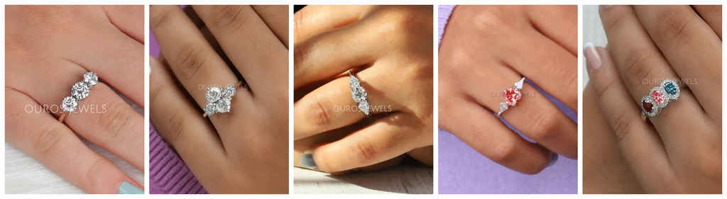 [Most Popular Styles of Three Stone Engagement Rings]-[ouros jewels]